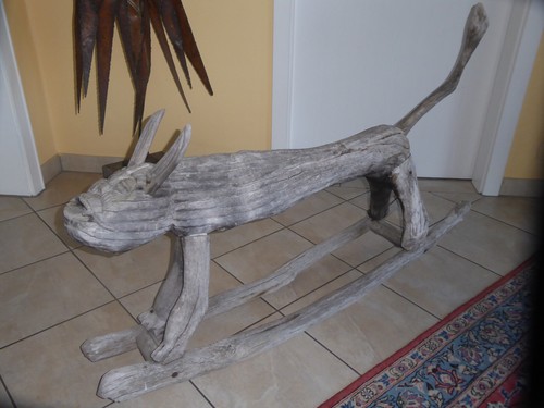 Afrikanische kunst panther - afrikanische,