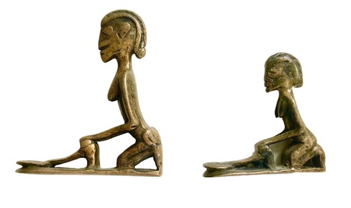 Bronzefiguren aus afrika - bronzefiguren,