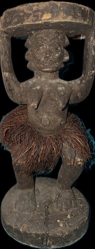 Antike afrikanische holzfigur - afrikanische,