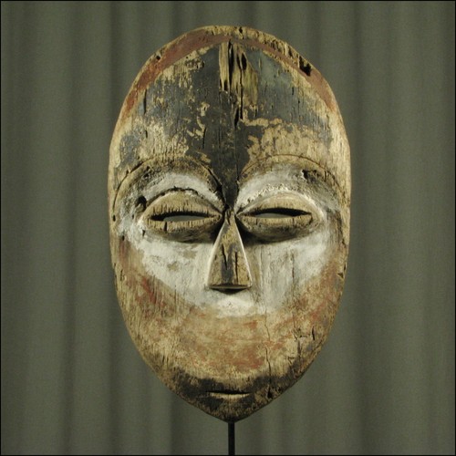 62913 alte maske kwele gabun - maske,