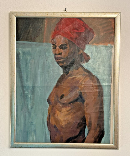 Afrika ölgemälde frau mit - Ölgemälde,