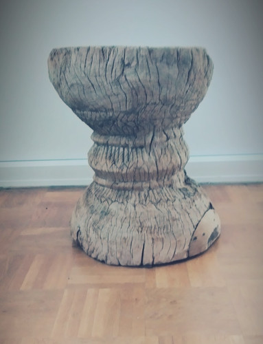 Antiker afrikanischer hocker - antiker,