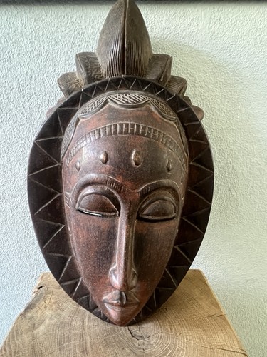 Afrikana holzmaske baule - -,