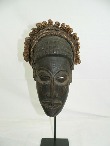 Holzmaske afrika mwana pwo - "mwana, pwo"