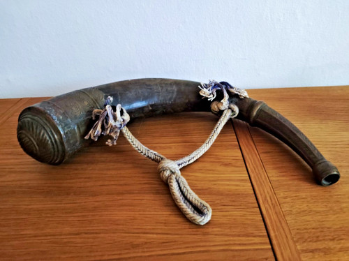 Antikes pulverhorn nordafrika - antikes,