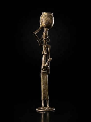 Afrikanische benin bronze - afrikanische,