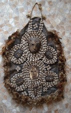 Afrikanische Kunst auf Leder