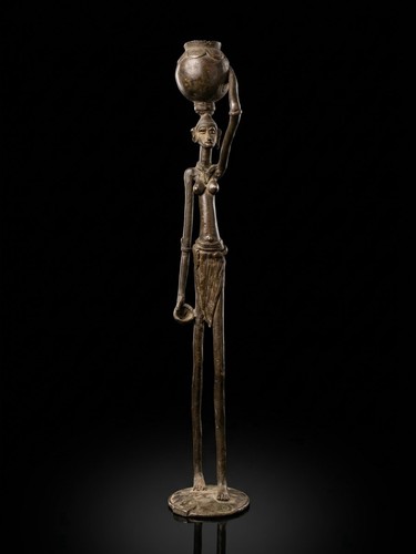 Afrikanische bronzeskulptur - bronzeskulptur,