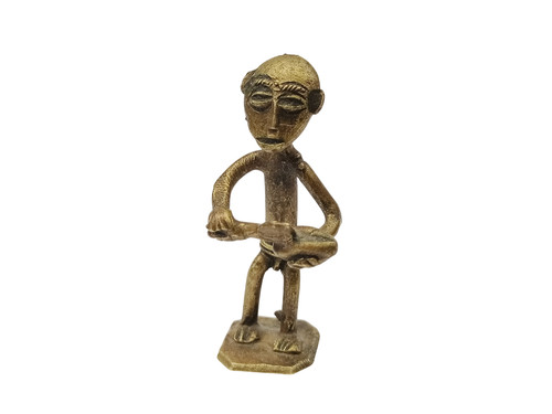 Bronzefigur aus ghana - bronzefigur,