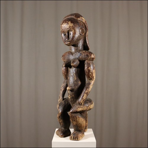 53446 alte figur fang gabun - figur,