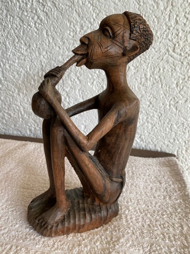 Afrikanische holzfigur vor - holzfigur,